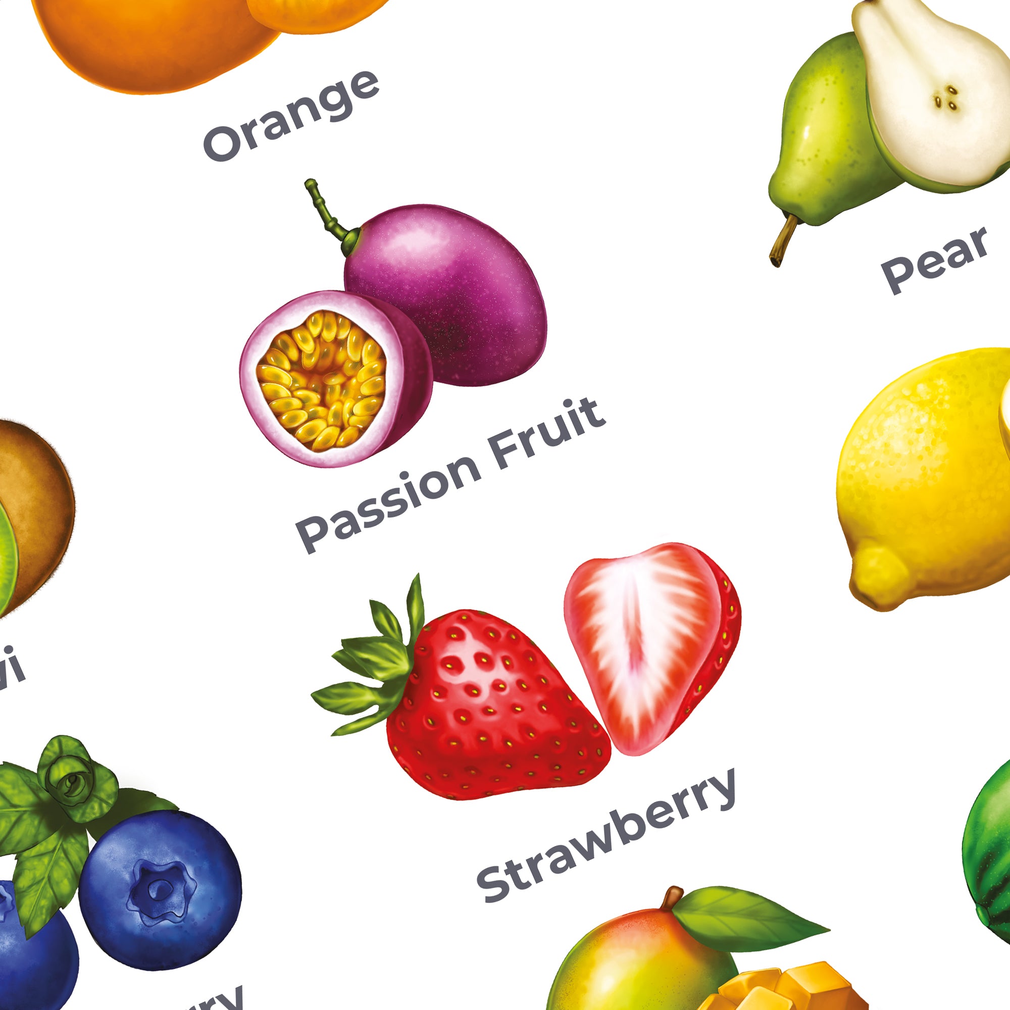 Fruits & Vegetables Poster (A3, 2 Pack)