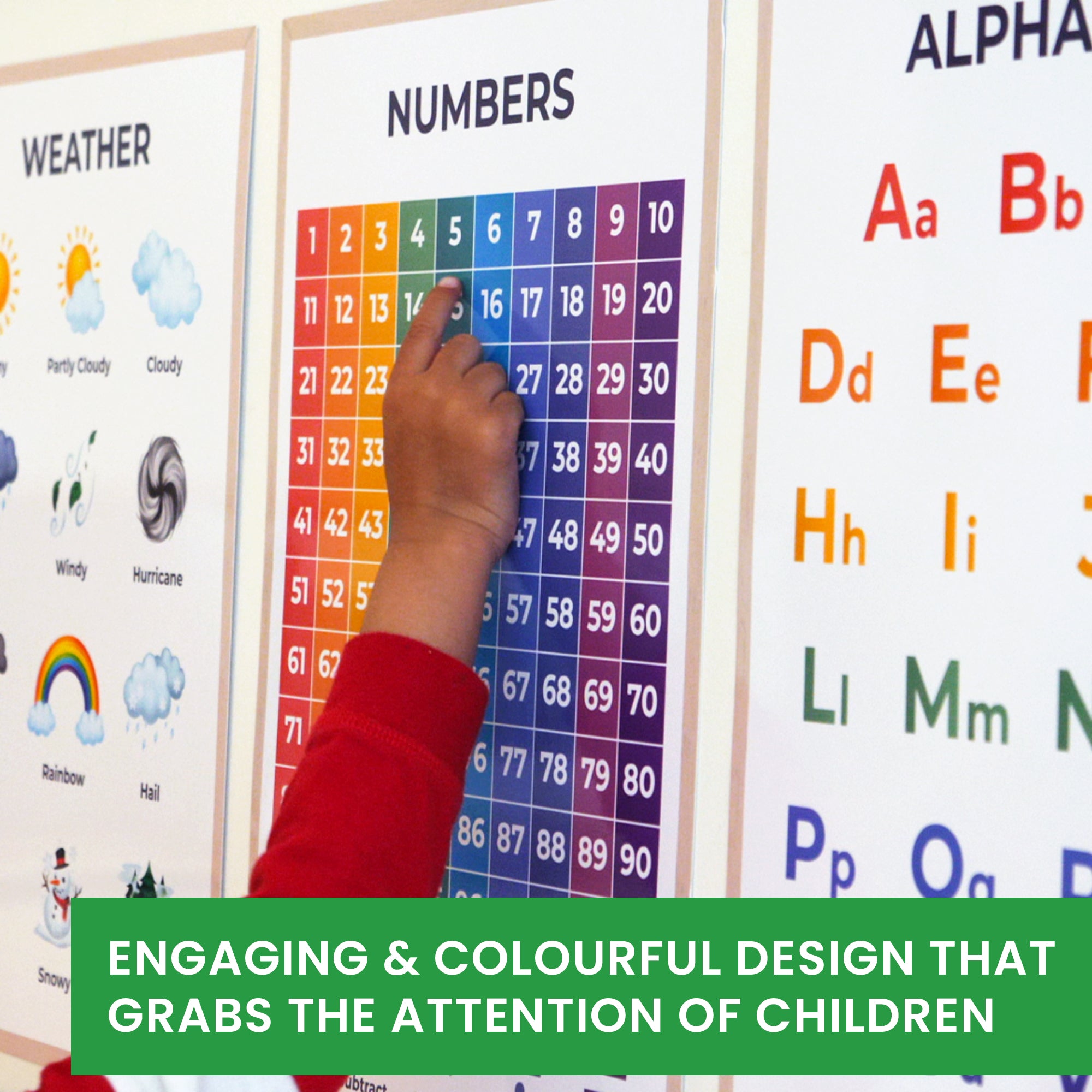 Educational Posters for Toddlers Collection (A3, 12 Pack)