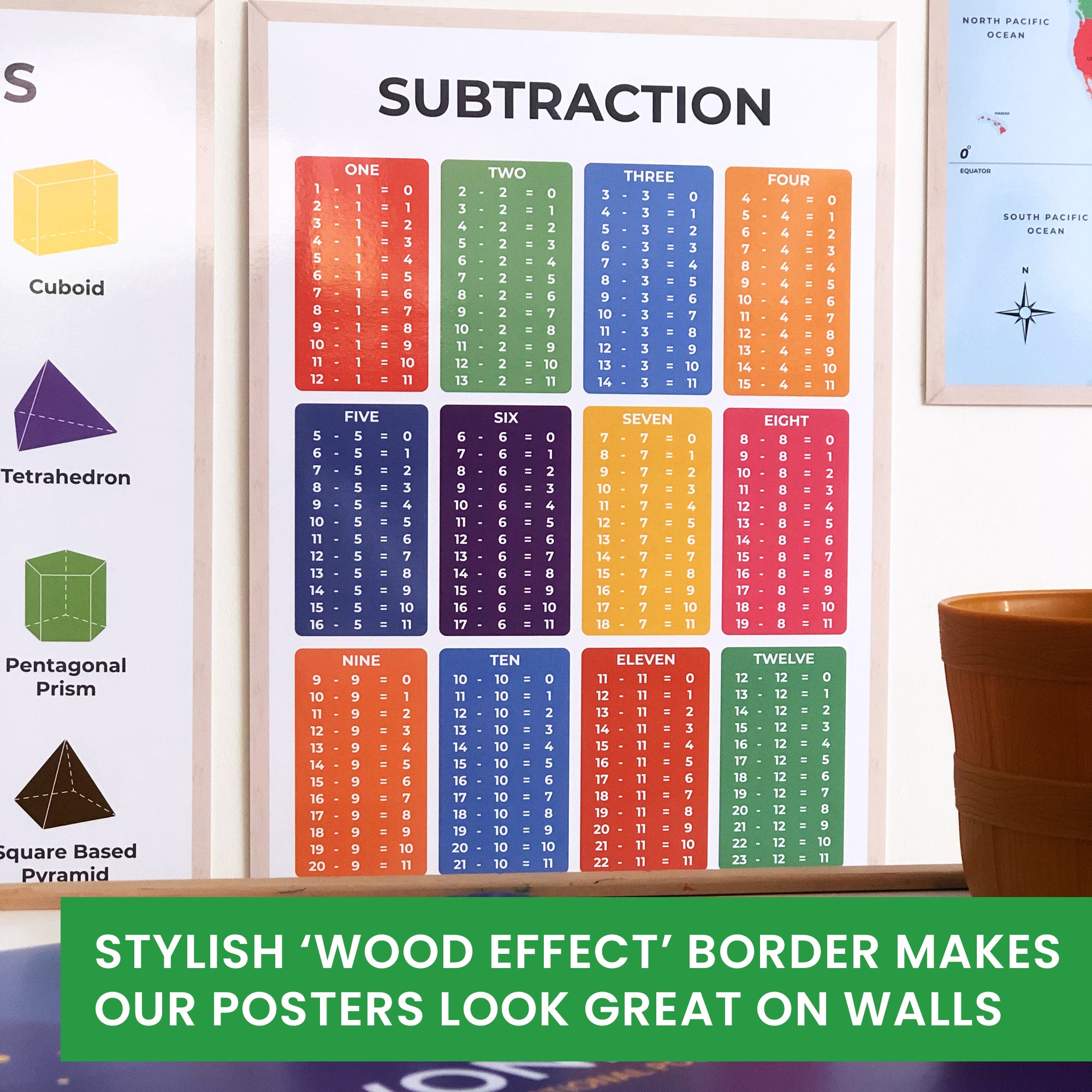 Educational Posters for Children Collection (A3, 12 Pack)