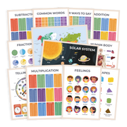 Educational Posters for Children Collection (A3, 12 Pack)
